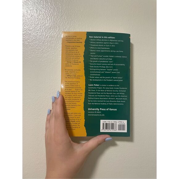 Constitutional Conflicts Between Congress and the President by Louis Fisher Text - Picture 3 of 3